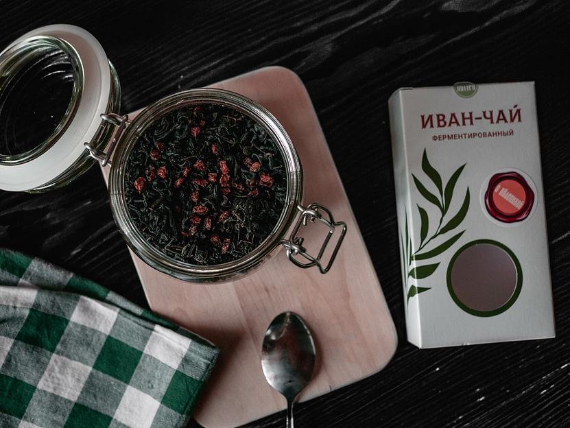 Иван-чай чёрный ферментированный с облепихой 50 г, опт фото 1