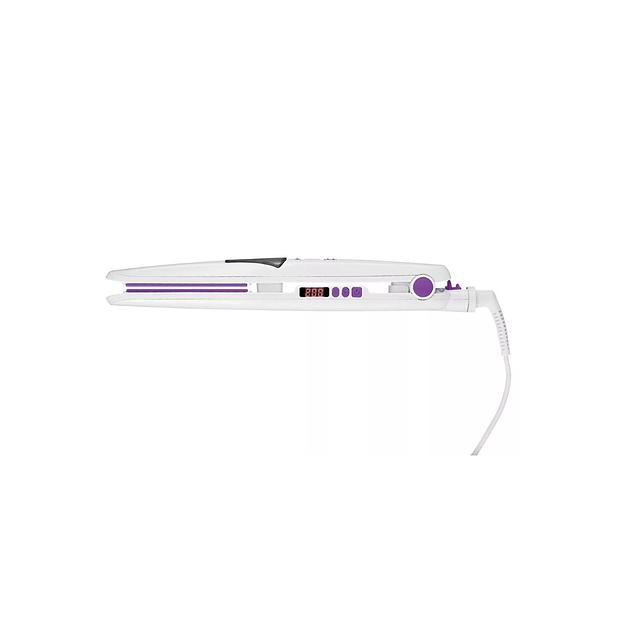 Выпрямитель для волос Kitfort КТ-3227-1 бело-фиолетовый фото 3