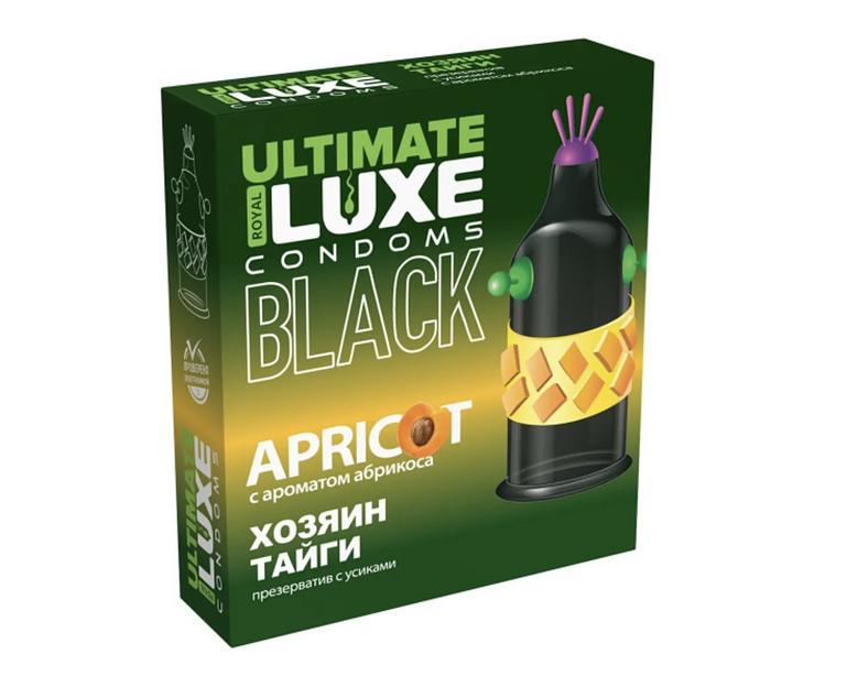 Презервативы Luxe Black Ultimate Хозяин Тайги (Абрикос) 1 шт, опт фото 1