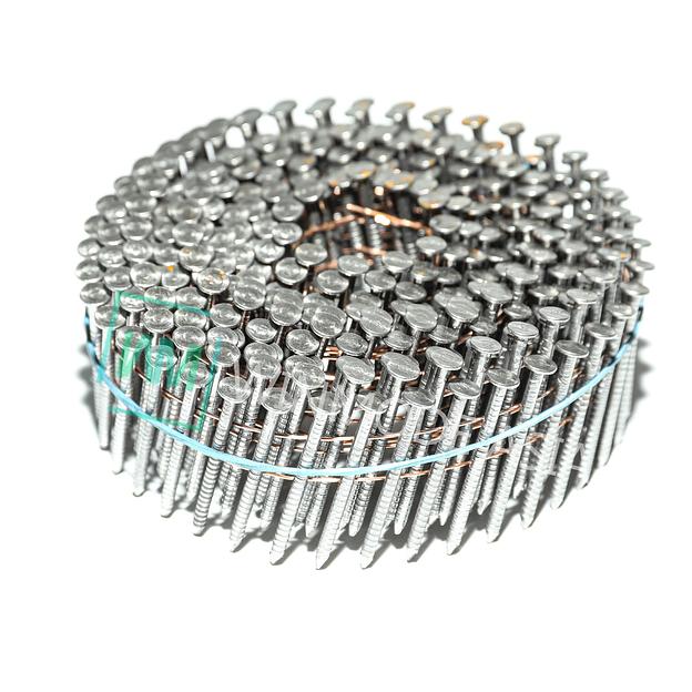 Гвозди барабанные 2.5/55мм для пневмоинструмента (гладкий со скошенным острием) 9000 шт/кор фото 1