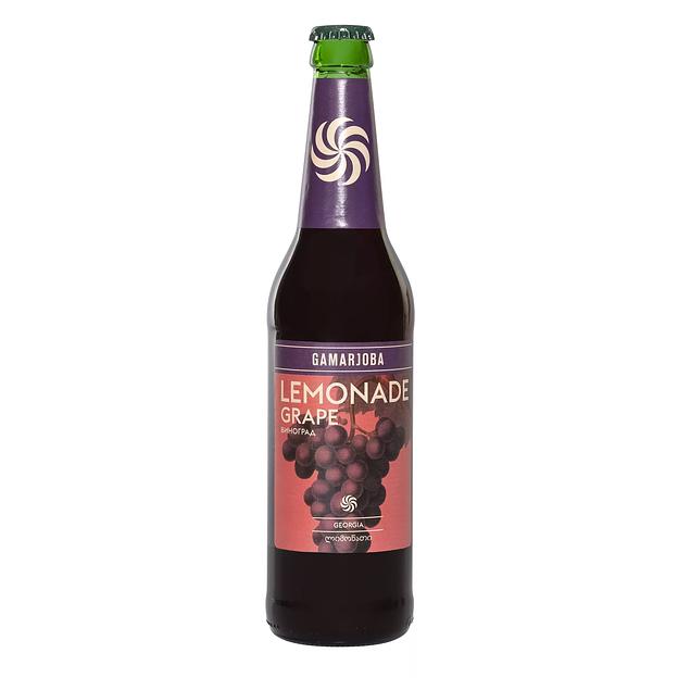 Лимонад «Gamarjoba» виноград 0.45 л ст/б, опт фото 1