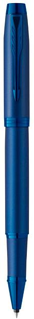 Ручка роллер Parker IM Monochrome T328 (CW2172965) Blue PVD F черн. черн. подар.кор. фото 1
