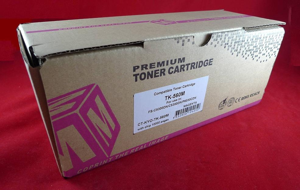 Тонер-картридж для Kyocera FS-C5300DN/C5350DN/P6030CDN TK-560M magenta 10K ELP Imaging® фото 1