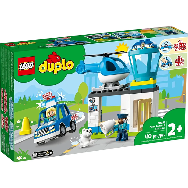 Конструктор LEGO DUPLO Town Полицейский участок и вертолёт 10959 фото 1