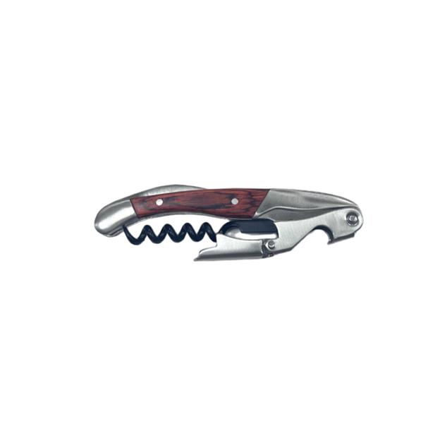 Нарзанник 3-х функц. нерж. двухступен. дерев. ручка /1/ фото 1