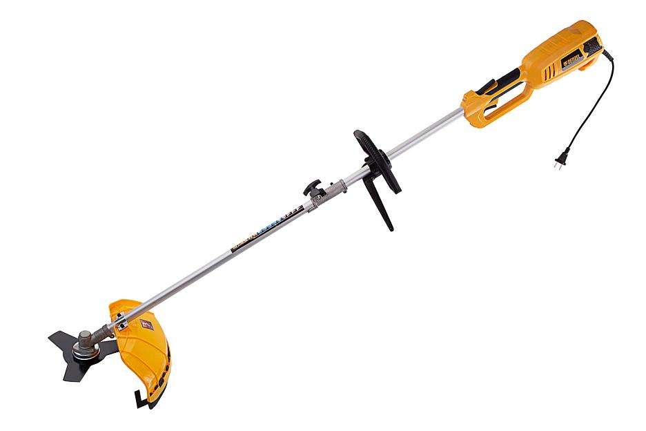 Триммер электрический TE-1220, 1200 Вт, 380 мм, катушка, диск, разборная штанга фото 4