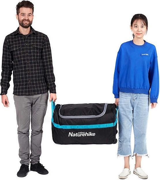 Дорожная сумка Naturehike NH18X027-M 85 л черная ОПТ фото 4