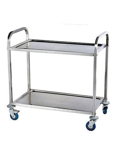 Тележка сервировочная 2-х ярусная 850*450*900 мм.  /1/ фото 1