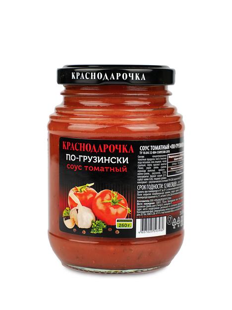 Соус «По-грузински» Краснодарочка, 260 г, опт фото 1