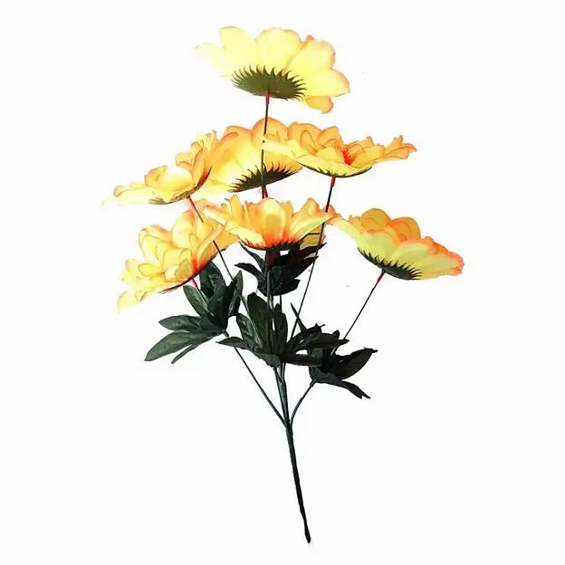 Букет с георгинами на 7 голов 51см 381-597 фото 3