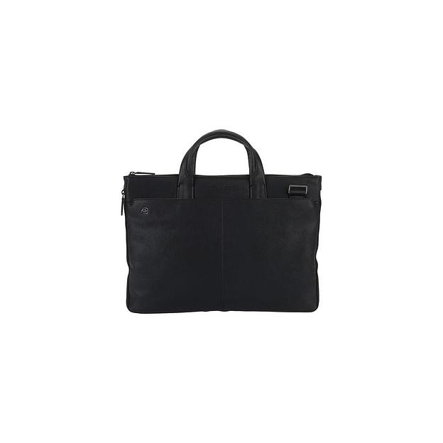 Деловая сумка Piquadro Black Square, кожа натуральная, черный [ca4021b3/n] фото 1