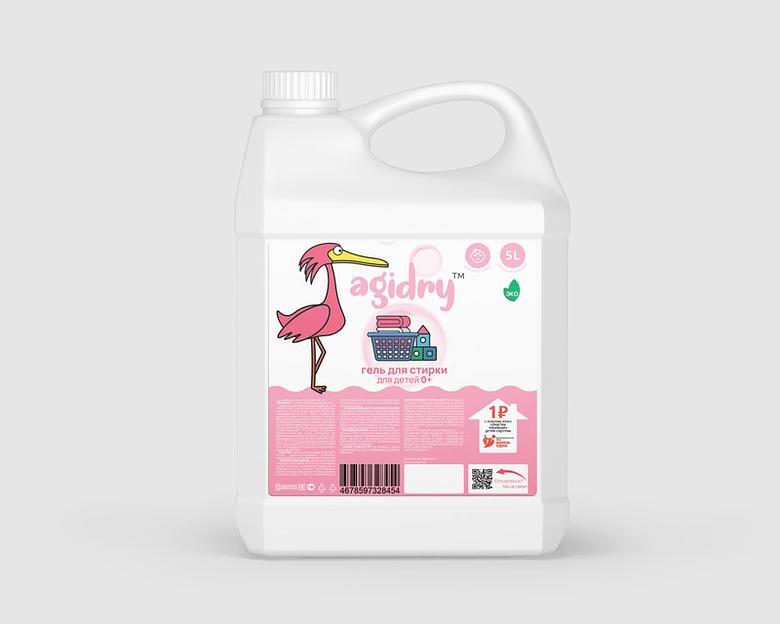 Гель для стирки Agidry Kids 5 л ОПТ фото 1