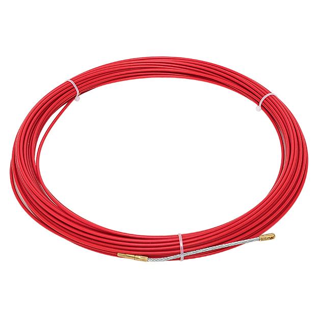 Протяжка кабельная стеклопруток 3.5 мм со смен. наконеч., 30 м фото 1