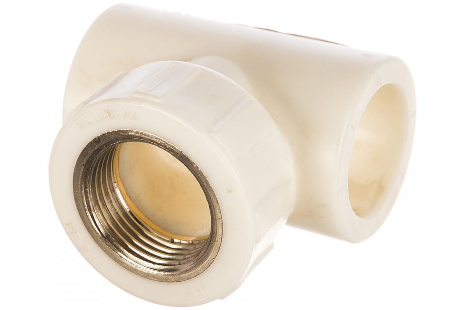 Тройник полипропиленовый PPR комбинированный ВР 32 х 1' фото 1