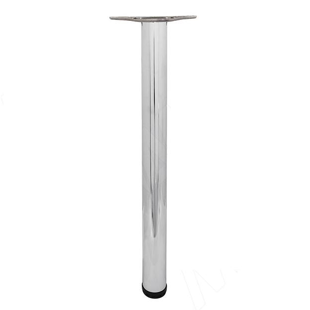 Опора-нога D60, H710мм, хром (крепление "усы") фото 1