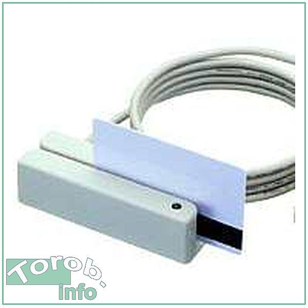 MSR213V-33, считыватель магнитных карт, черный. 1-2-3 дорожки,  USB Virtual COM фото 1