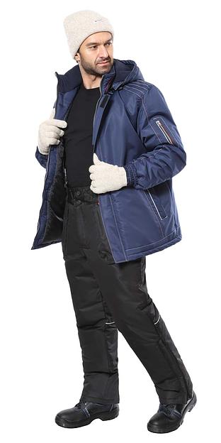 Костюм «Сириус-Алекс»зимний куртка и брюки, тёмно-синий ОПТ фото 1