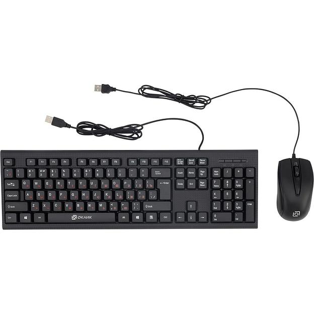 Клавиатура + мышь Oklick 630M черный USB [1091260] фото 1