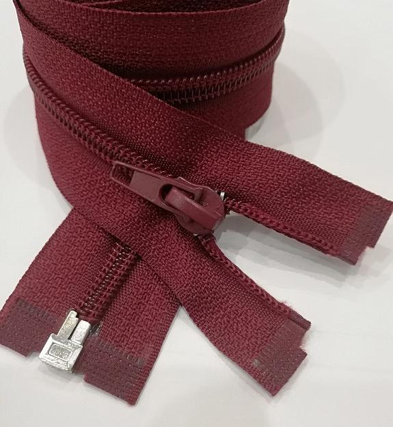 Молния спираль №5 80см. 1 зам. Бордовый фото 1