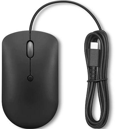 Мышь Lenovo 400 черный оптическая (2400dpi) USB-C (3but) фото 7