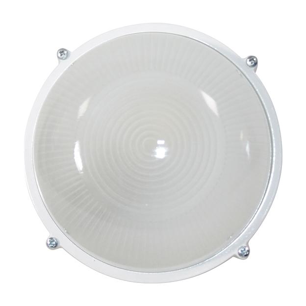 Светильник НПП 03-60-013 "Банник" 1301 круг малый 1х60Вт E27 IP65 корпус бел. Элетех 1005500934 фото 2