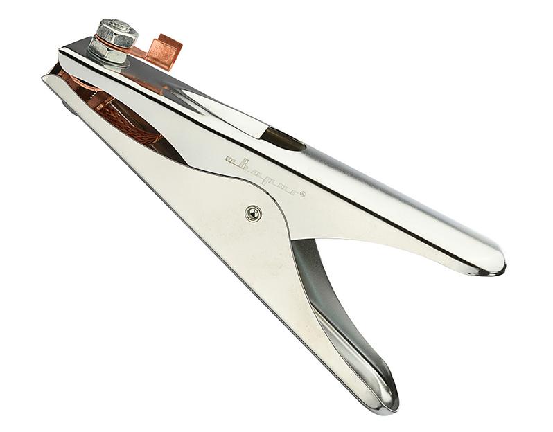 Клемма заземления CROCO 600А (коса-медь, губки-латунь) фото 1