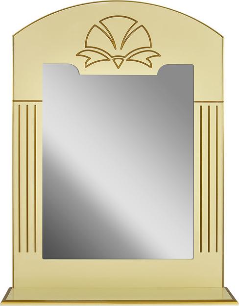 Зеркало-полка Аттика 105 DORATIZ 2711.128, бежевое, патина золото фото 1