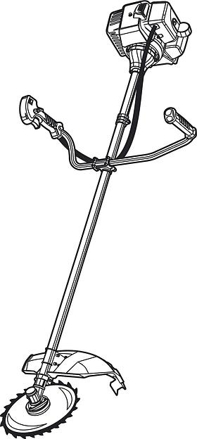 Триммер бензиновый Зубр КРБ-2500 2500Вт 3.3л.с. неразбор.штан. реж.эл.:леска/нож фото 1