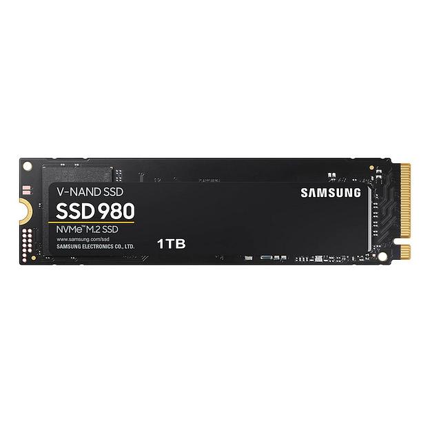M.2 2280 1TB Samsung 980 Client SSD PCIe Gen3x4 with NVMe, 3500/3000, IOPS 500/480K, MZ-V8V1T0B/AM MTBF 1.5M, 3D TLC, 600TBW, 0,33DWPD, RTL фото 1