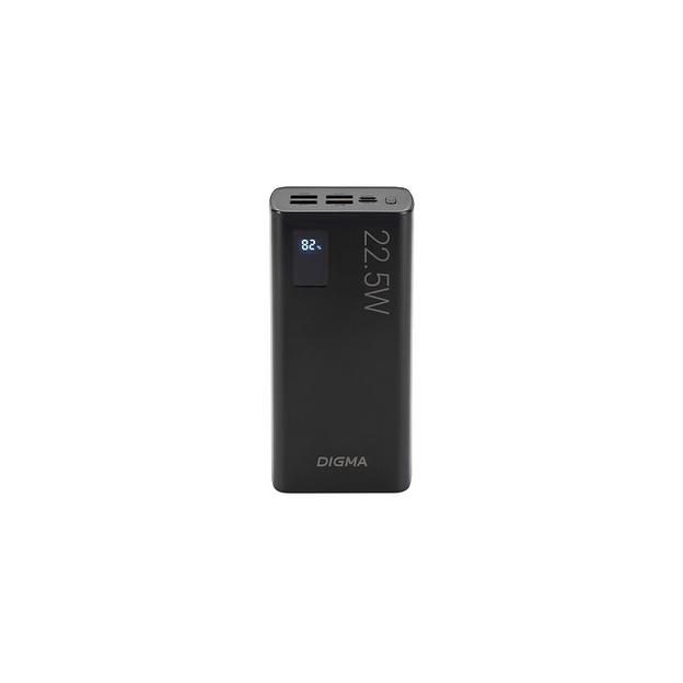 Внешний аккумулятор (Power Bank) Digma DGPF30A, 30000мAч, черный [dgpf30a22abk] фото 1