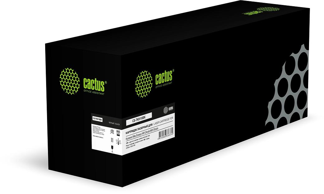 Картридж лазерный Cactus CS-TK8118BK TK-8118BK ASIA CN черный (12000стр.) для Kyocera Mita Ecosys M8124cidn/M8130cidn фото 1