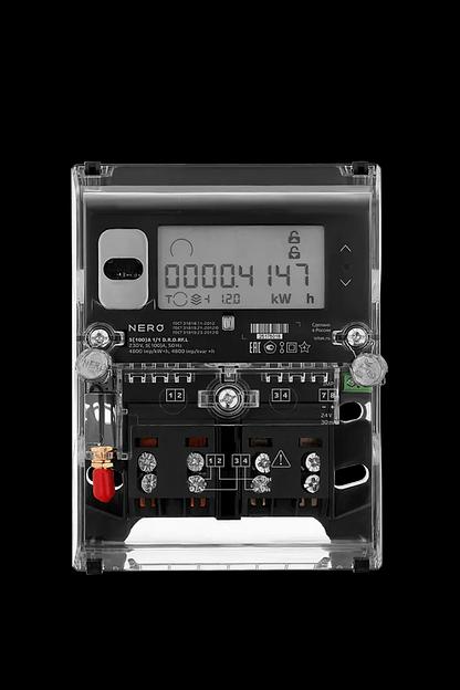 Однофазный счетчик SM 106 GSM с одним каналом измерения + реле «NERO» ОПТ фото 1
