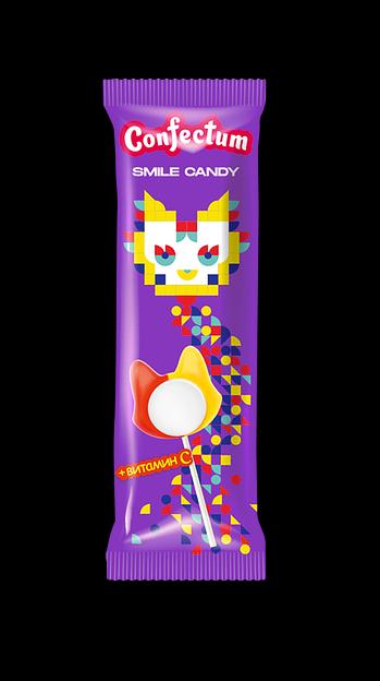Карамель леденцовая на палочке Confectum «Smile Candy микс» 4 шоу-бокса 30х8 г ОПТ фото 3