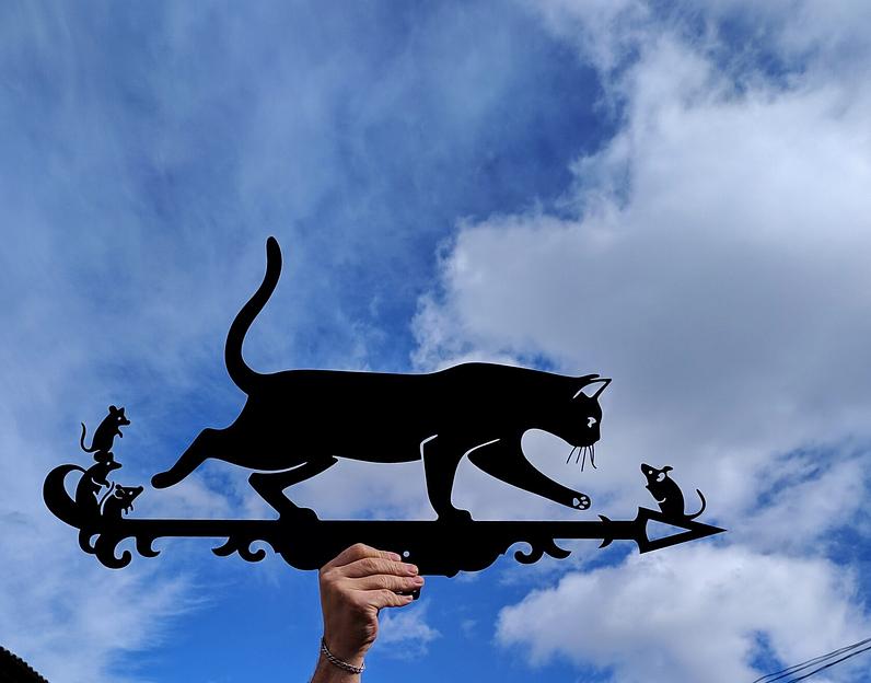 Флюгер «Кот и мыши» ОПТ фото 2