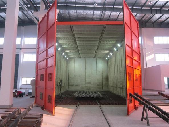 Обитаемая камера дробеструйной очистки со скребковыми транспортерами фото 1