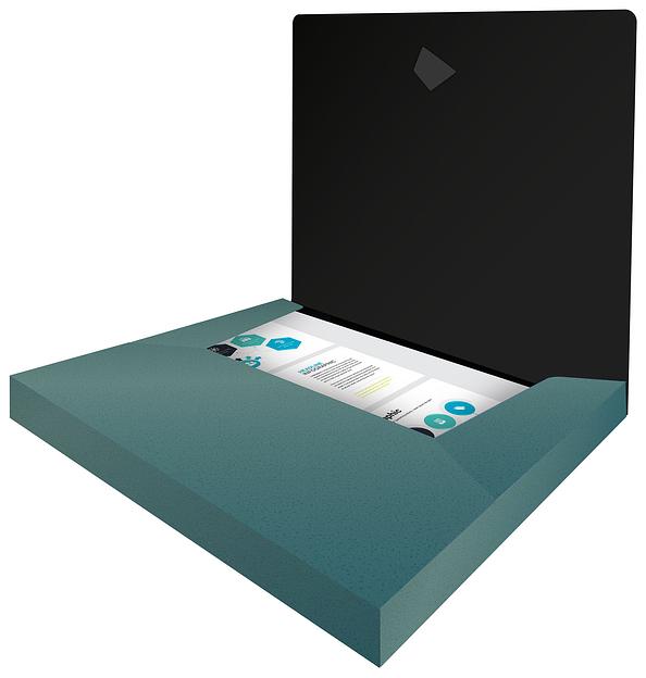 Папка-короб на резинке Silwerhof Perlen 255121-75 пластик 0.18мм A4 зеленый металлик фото 5