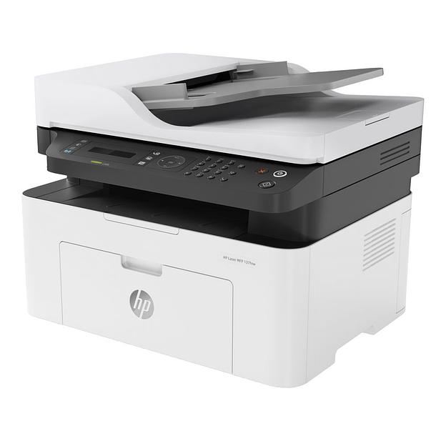 МФУ лазерный HP Laser 137fnw (4ZB84A) A4 WiFi белый/серый фото 2
