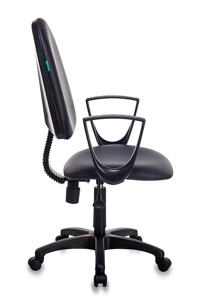 Кресло Бюрократ CH-1300N черный Престиж+ искусственная кожа крестовина пластик фото 3