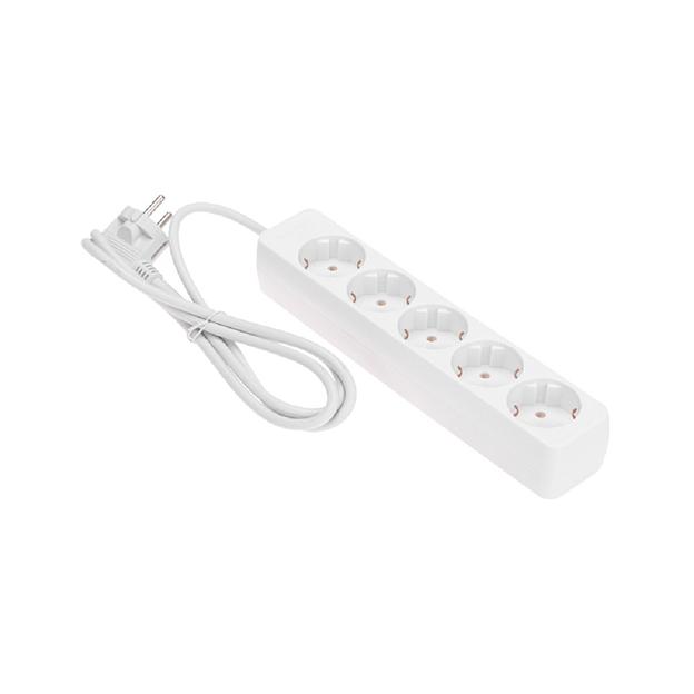 PROconnect (13-4211) Удлинитель 5 гнезд, 1,5м, 3х0,75мм?, с/з, белый фото 1