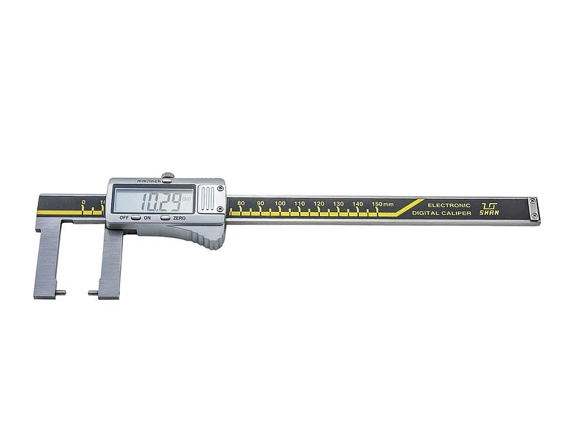 Штангенциркуль д/нар.канавок ШЦЦСК-6-150 0,01 электр. SHAN с поверкой фото 4
