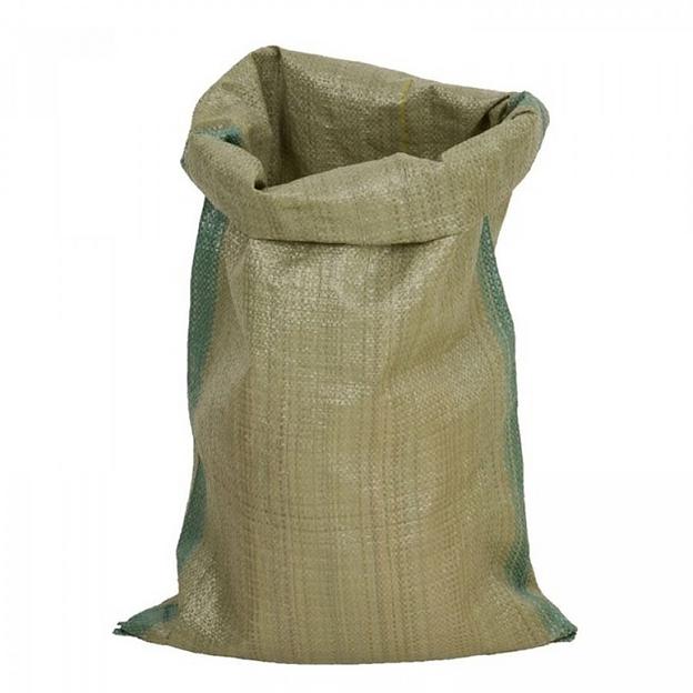 Мешок полипропиленовый 55х95 усиленный зелёный ОПТ фото 1