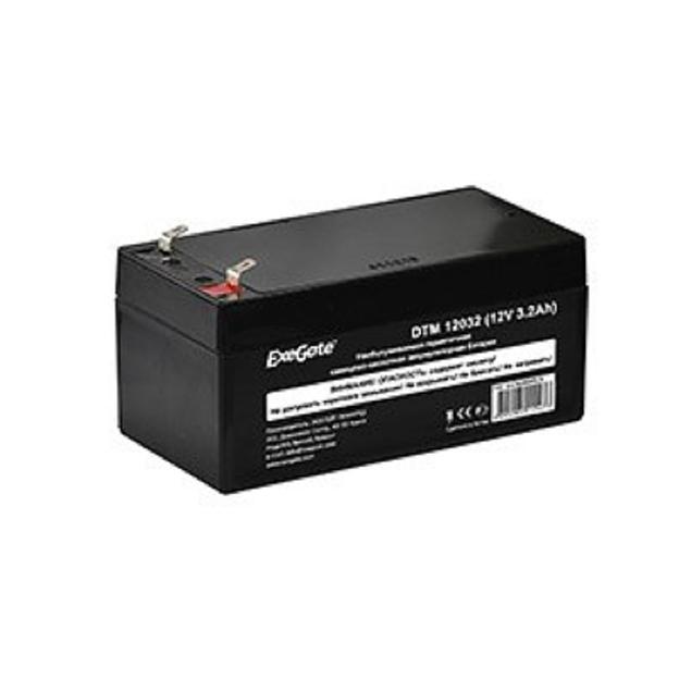 Exegate EX282959RUS Аккумуляторная батарея DTM 12032 (12V 3.2Ah, клеммы F1) фото 1