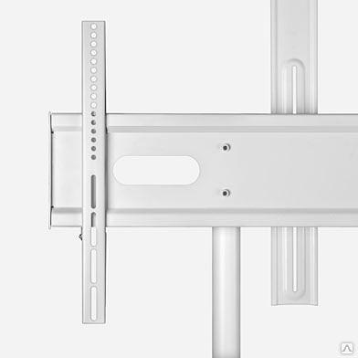 Стойка мобильная вертикальная для 55-75 дюймов белая/чёрная фото 5