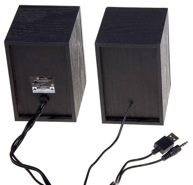 Колонки Оклик OK-160 2.0 черный 6Вт фото 6