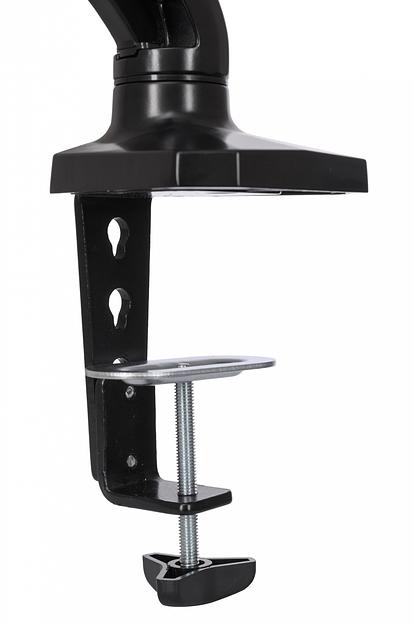Кронштейн для мониторов ЖК Buro M1 черный 15"-32" макс.9кг крепление к столешнице поворот и наклон фото 6