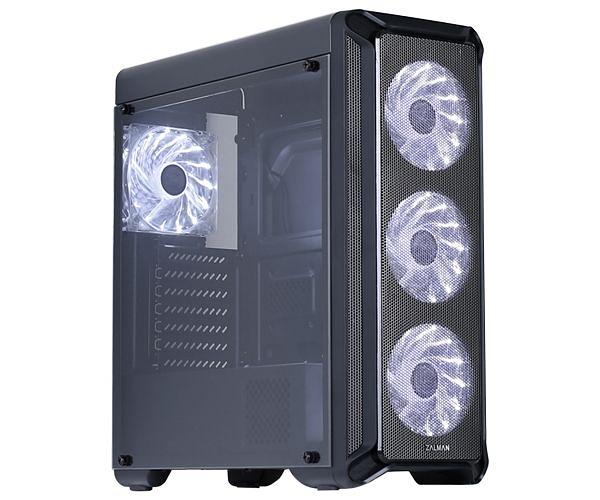 Корпус Zalman i3 черный без БП ATX 2x120mm 2xUSB2.0 1xUSB3.0 audio bott PSU фото 1