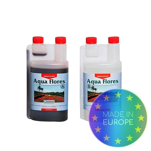 Удобрение Canna Aqua Flores A+B 1л фото 1
