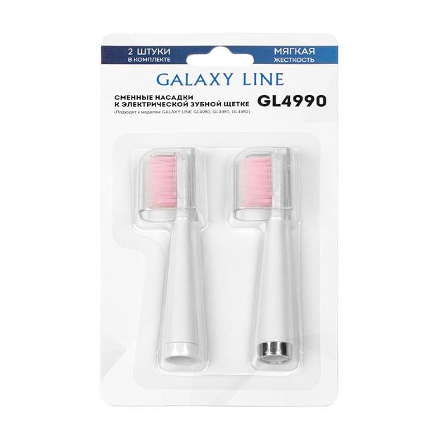 GALAXY LINE GL4990 МЯГКАЯ Сменные насадки к зубной электрической щетке фото 2