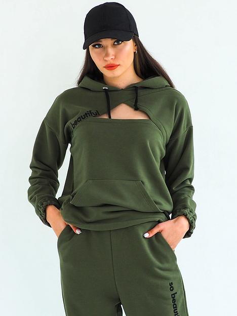 Комплект одежды женский Verenika «Реал» хаки 48 ОПТ фото 1