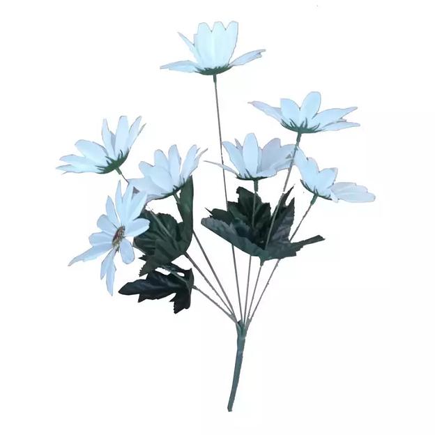 Букет с ромашками 7 голов 42см 373-686 фото 1